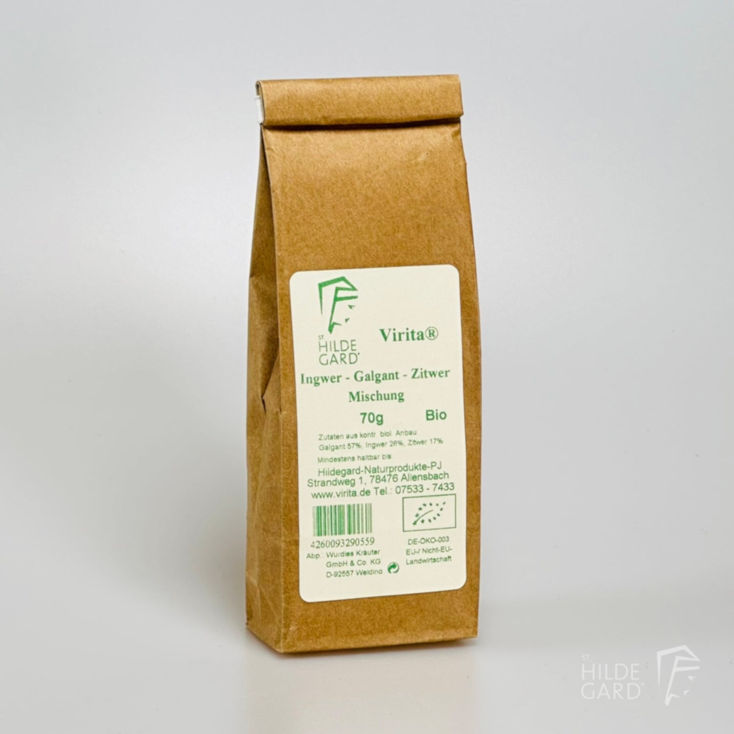 Ingwer - Galgant - Zitwer Mischung - 70 g
