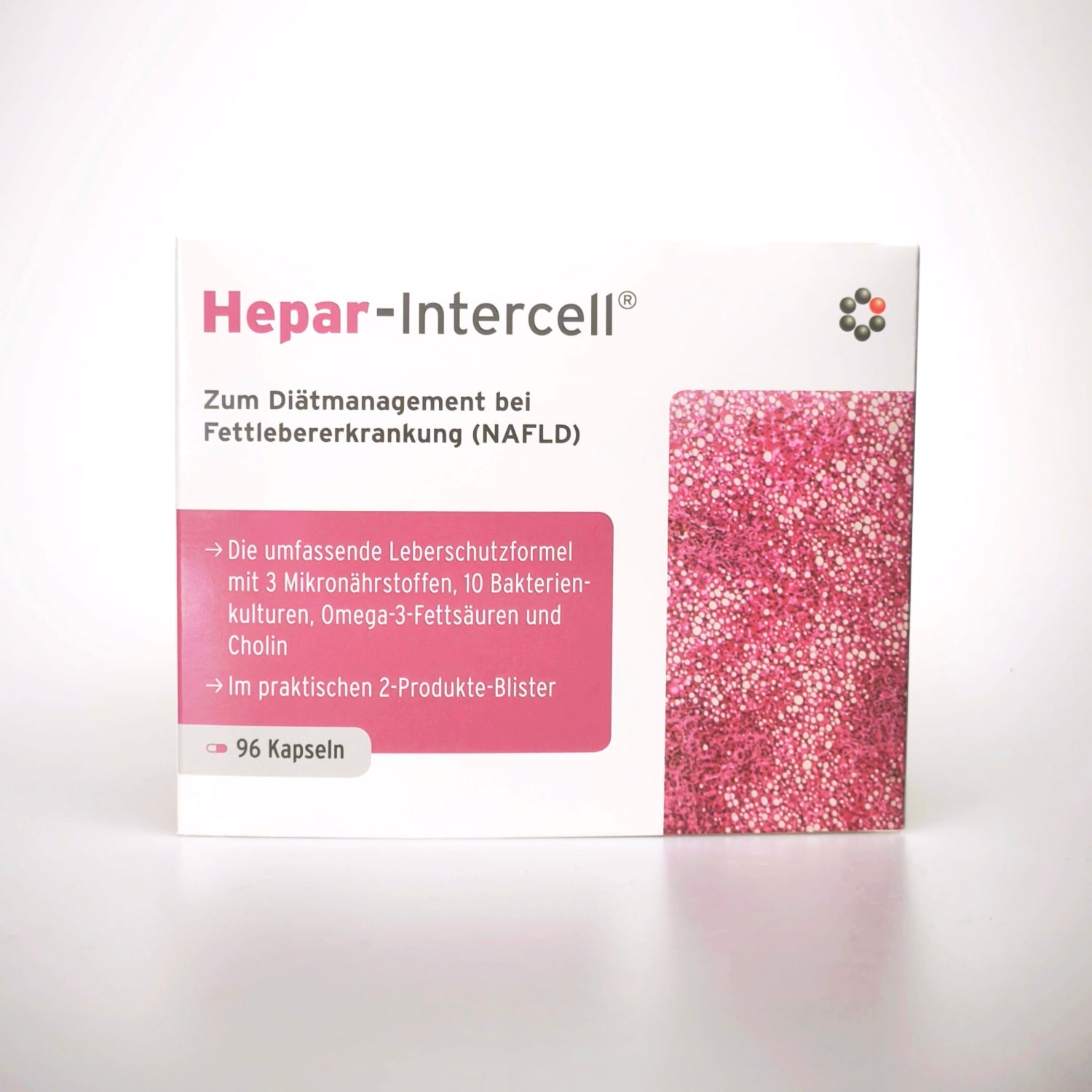 Hepar-Intercell - 96 Kapseln - Zum Diätmanagement bei Fettlebererkrankung