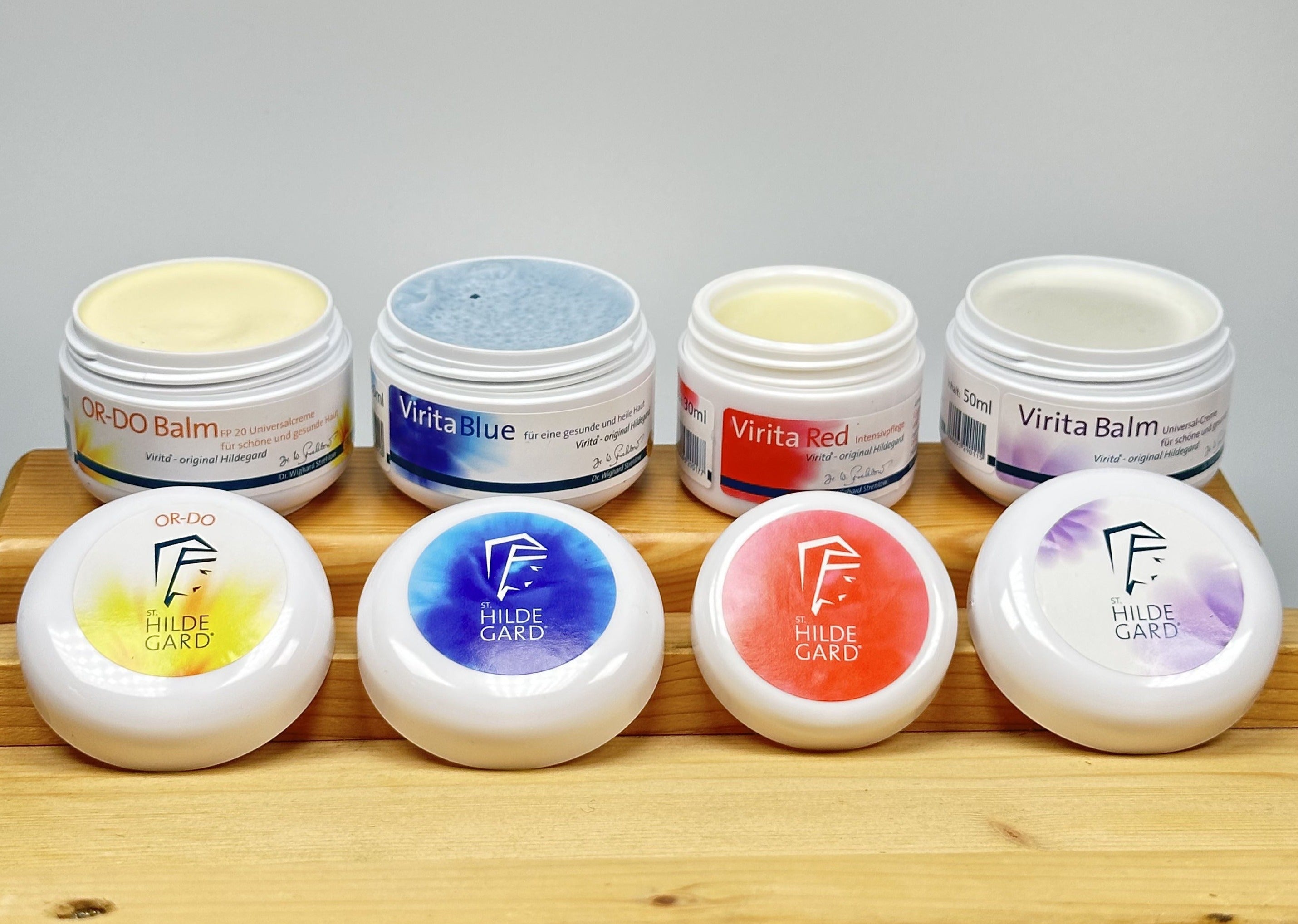 Virita Hautpflege-Komplettset – 4 Powercremes aus der Hildegard-Kosmetik