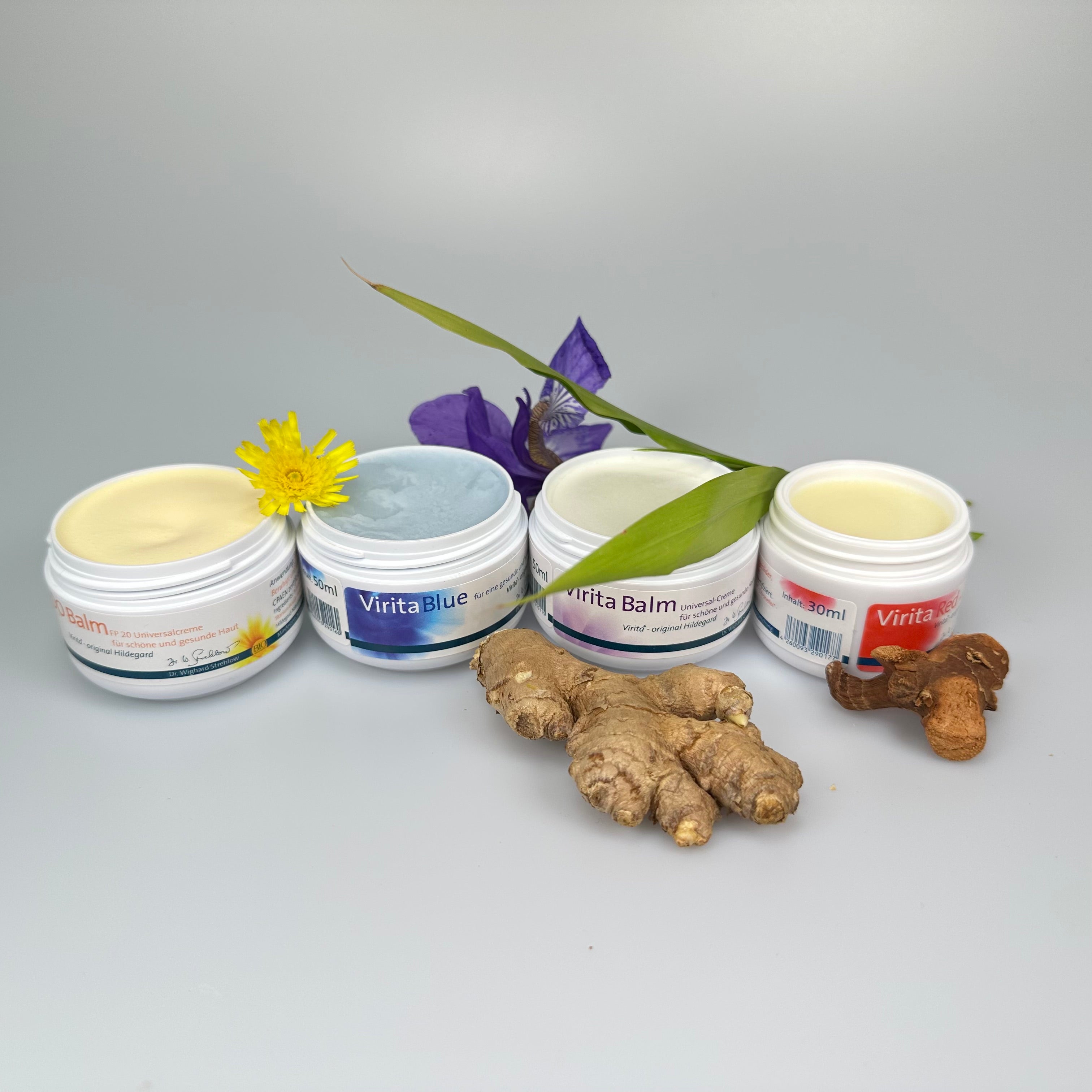 Virita Hautpflege-Komplettset – 4 Powercremes aus der Hildegard-Kosmetik