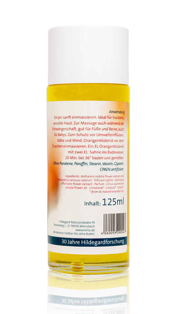 Virita Orangenblütenöl - Massageöl für die Haut, Muskeln und Gelenke